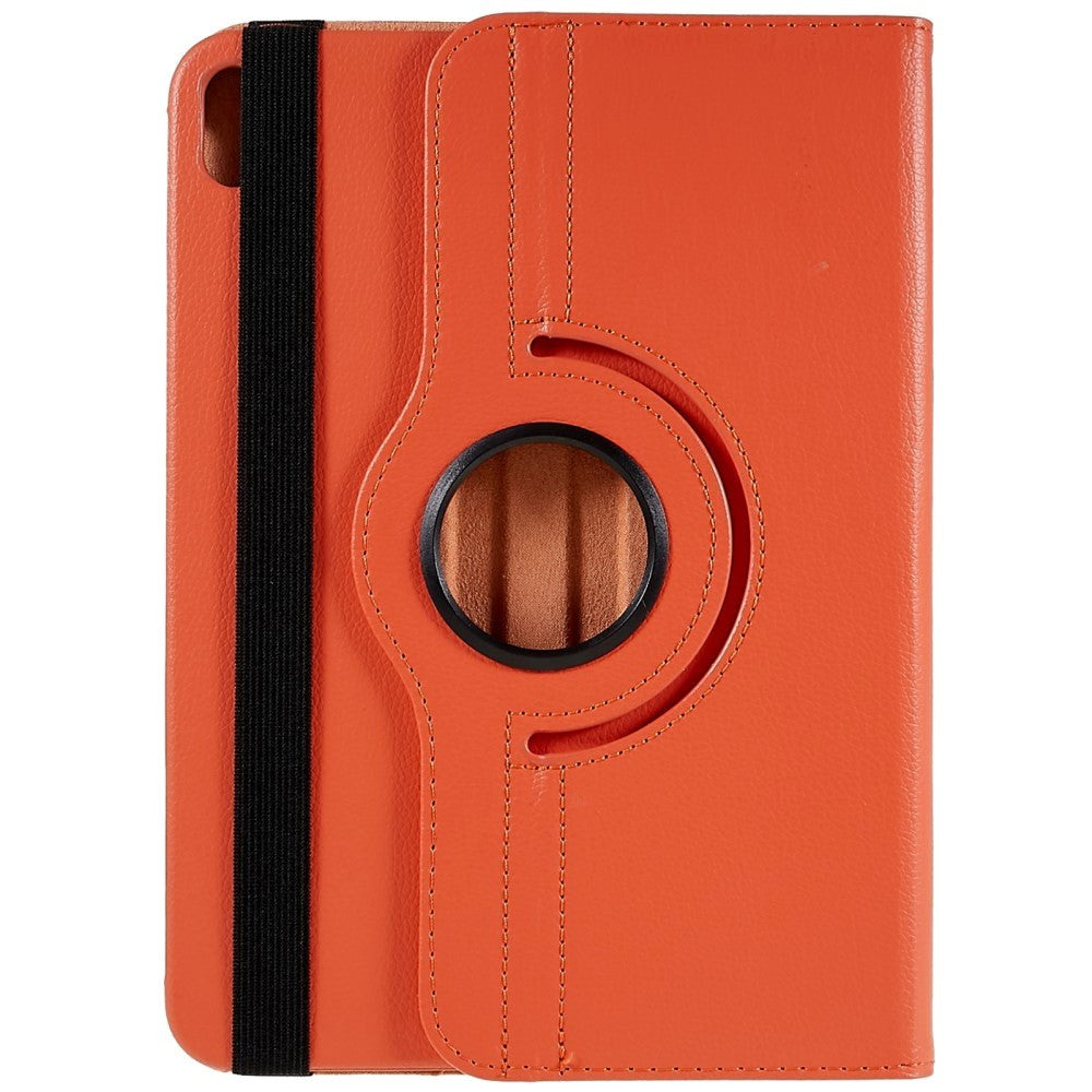 EIDERWOOD iPad 11" (2025) / iPad 10,9" (2024/2022) Classic Leather Flip Cover m. 360⁰ Stående funksjon - oransje