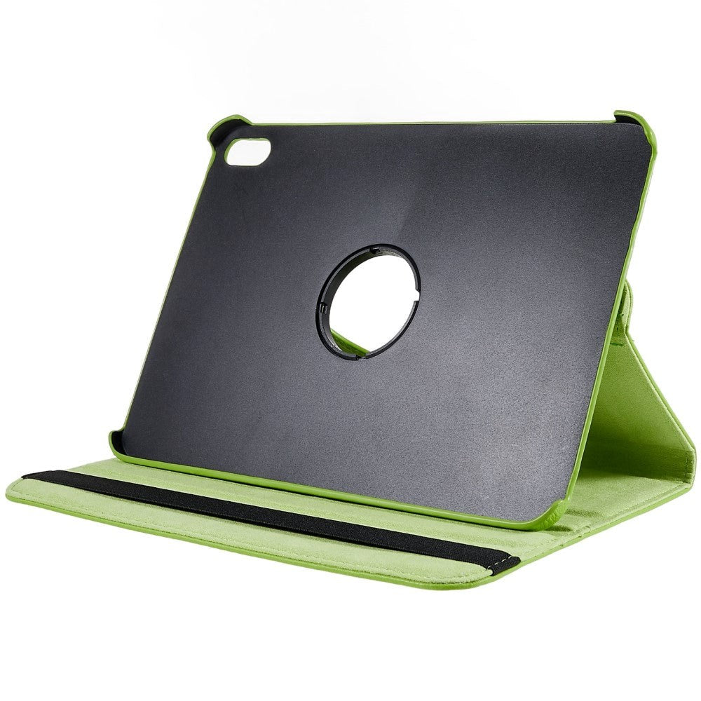 EIDERWOOD iPad 11" (2025) / iPad 10,9" (2024/2022) Classic Leather Flip Cover m. 360⁰ Stående funksjon - Grønn