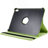 EIDERWOOD iPad 11" (2025) / iPad 10,9" (2024/2022) Classic Leather Flip Cover m. 360⁰ Stående funksjon - Grønn