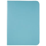 EIDERWOOD iPad 11" (2025) / iPad 10.9" (2024/2022) Klassisk Læder Flip Cover m. 360⁰ Ståfunktion - Lyseblå