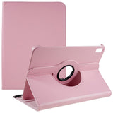 EIDERWOOD iPad 11" (2025) / iPad 10,9" (2024/2022) Classic Leather Flip Cover m. 360⁰ Stående funksjon - Rosa