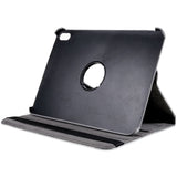 EIDERWOOD iPad 11" (2025) / iPad 10,9" (2024/2022) Classic Leather Flip Cover m. 360⁰ Stående funksjon - Sølv