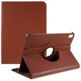EIDERWOOD iPad 11" (2025) / iPad 10,9" (2024/2022) Classic Leather Flip Cover m. 360⁰ Stående funksjon - Brun