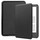 Amazon Kindle 11th Generation (2022) Leather Flip Cover m. Sleep Function - Svart