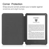 Amazon Kindle 11th Generation (2022) Leather Flip Cover m. Sleep Function - Svart