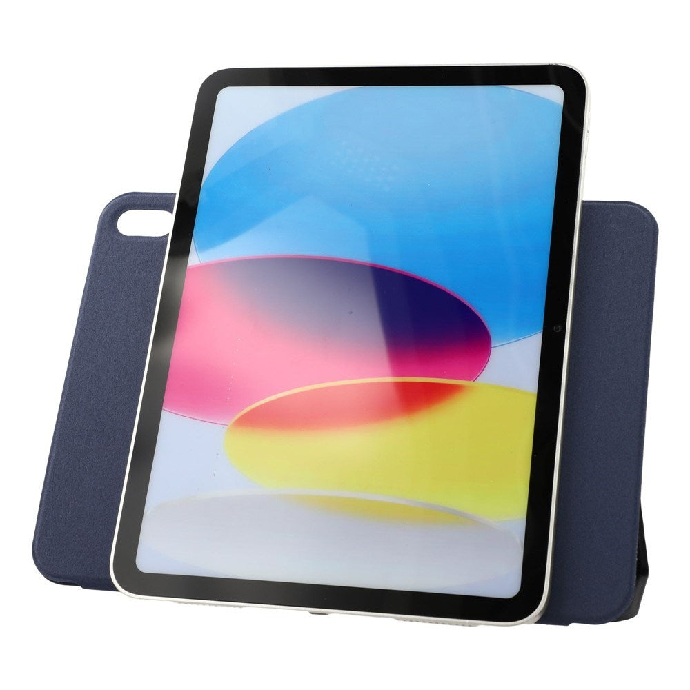 EIDERWOOD iPad 11" (2025) / iPad 10,9" (2024/2022) Magnetisk Tri-Fold Flip-deksel - mørkeblå