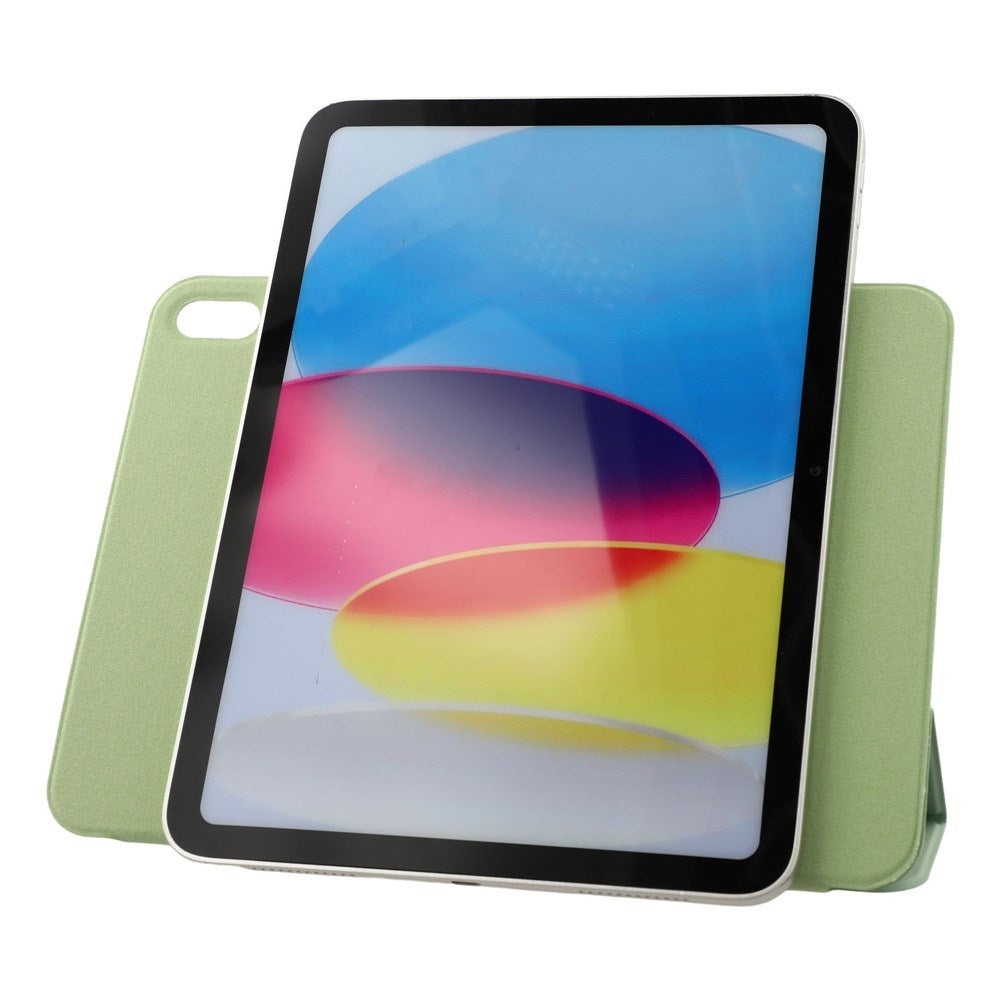 EIDERWOOD iPad 11" (2025) / iPad 10.9" (2024/2022) Magnetisk Tri-Fold Flip Cover - Lysegrøn