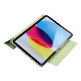 EIDERWOOD iPad 11" (2025) / iPad 10.9" (2024/2022) Magnetisk Tri-Fold Flip Cover - Lysegrøn