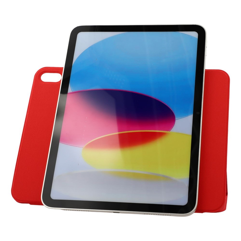 EIDERWOOD iPad 11" (2025) / iPad 10,9" (2024/2022) Magnetisk Tri-Fold Flip-deksel - Rød