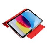 EIDERWOOD iPad 11" (2025) / iPad 10,9" (2024/2022) Magnetisk Tri-Fold Flip-deksel - Rød