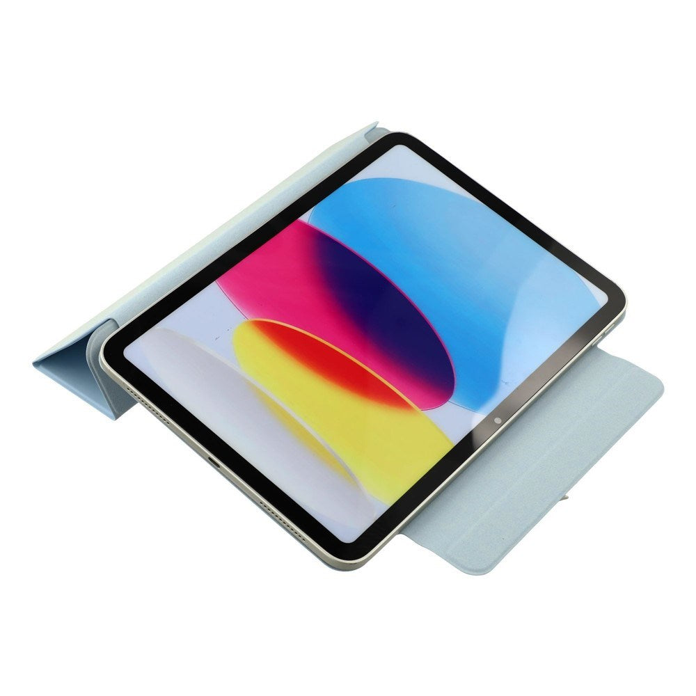 EIDERWOOD iPad 11" (2025) / iPad 10.9" (2024/2022) Magnetisk Tri-Fold Flip-deksel - Lyseblå