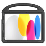 iPad 11" (2025) / iPad 10,9" (2024/2022) EVA Foam Kids Cover m. Stativ - Svart