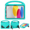 iPad 11" (2025) / iPad 10,9" (2024/2022) EVA Foam Kids Cover m. Stativ - Mintgrønn