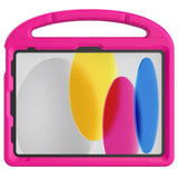 iPad 11" (2025) / iPad 10,9" (2024/2022) EVA Foam Kids Cover m. Stativ - Rosa