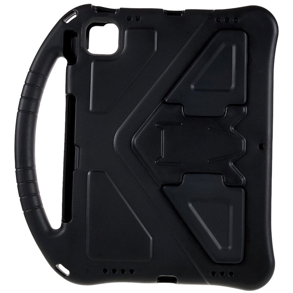 iPad 11" (2025) / iPad 10.9" (2024/2022) EVA Skum Bagside Cover m. Kickstand - Sort