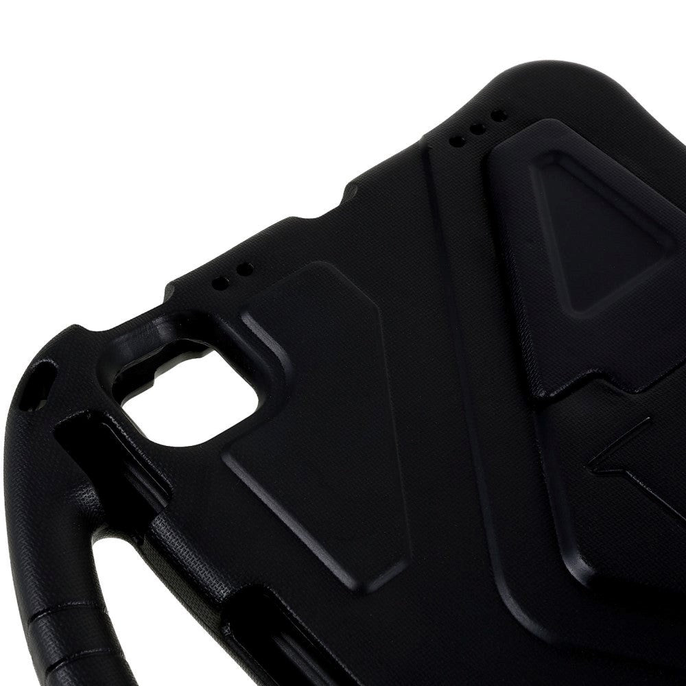 iPad 11" (2025) / iPad 10.9" (2024/2022) EVA Skum Bagside Cover m. Kickstand - Sort