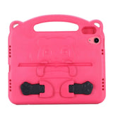 iPad 11" (2025) / iPad 10.9" (2024/2022) Cover til Børn - Panda Kickstand Cover - Pink