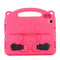 iPad 11" (2025) / iPad 10.9" (2024/2022) veske for barn - Panda Kickstand Cover - Rosa