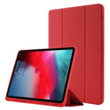 EIDERWOOD iPad Pro 11" (2022 / 2021 / 2020 / 2018) Tri-Fold Kunstlæder Flip Cover - Rød