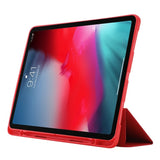 EIDERWOOD iPad Pro 11" (2022 / 2021 / 2020 / 2018) Tri-Fold Kunstlæder Flip Cover - Rød