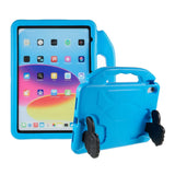 iPad 11" (2025) / iPad 10.9" (2024/2022) Børne cover - Thumb Kickstand Bagside Cover - Blå