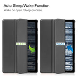 EIDERWOOD Nokia T21 Tri-Fold Leather Flip Cover m. Stativfunksjon - Sort