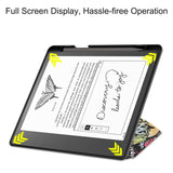 Amazon Kindle Scribe 11. generasjon (2022) Origami Leather Flip Cover m. Penneholder - Graffiti