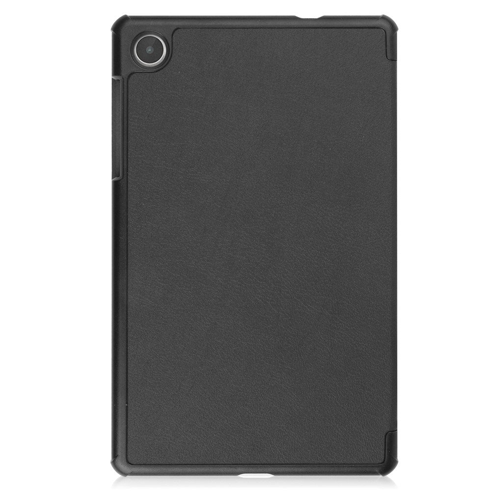 Lenovo Tab M8 (4. Gen.) - EIDERWOOD Tri-Fold Kunstlæder Flip Cover - Sort