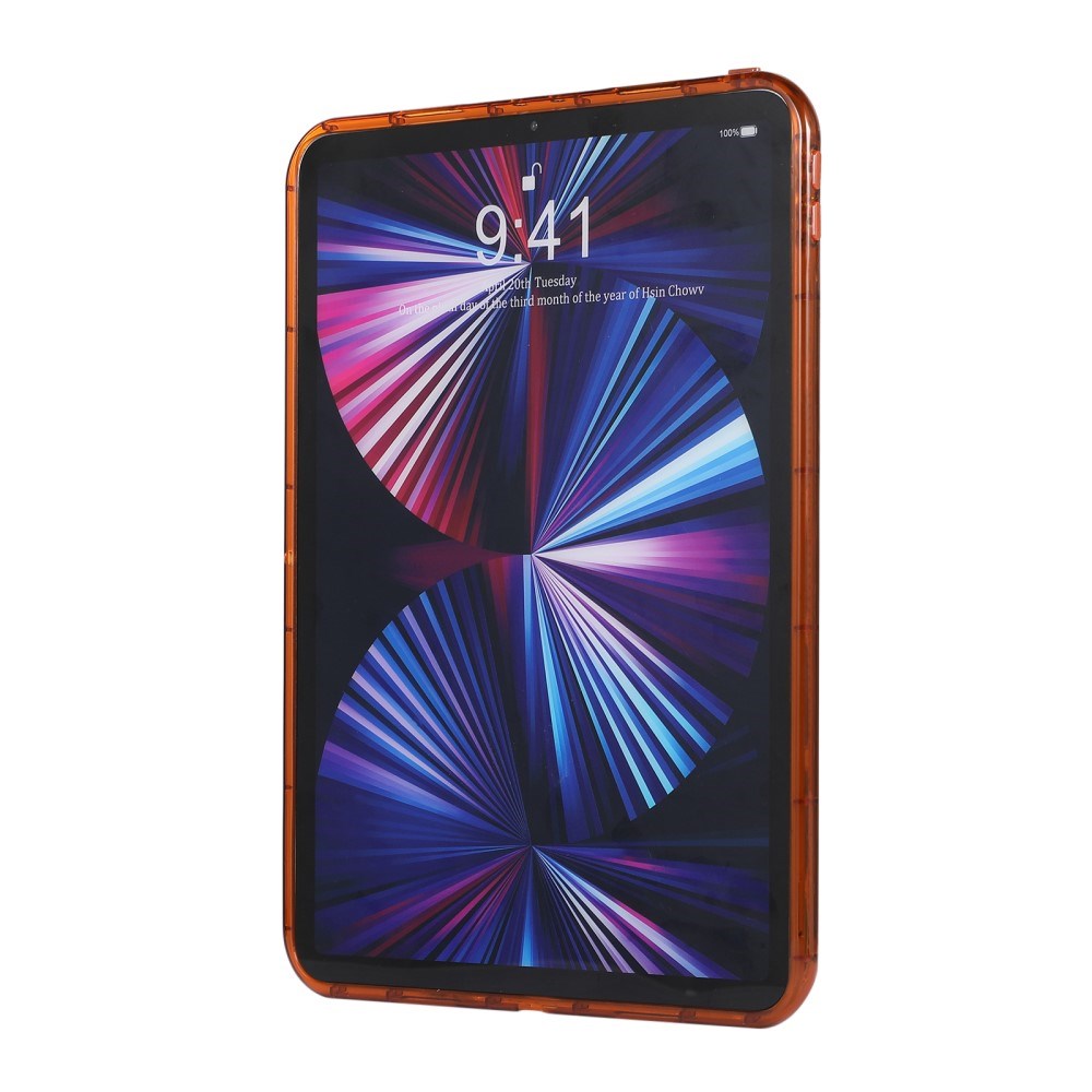 iPad Pro 11" (2022 / 2021 / 2020 / 2018) Fleksibelt plastdeksel - Riller - Gjennomsiktig / Brun