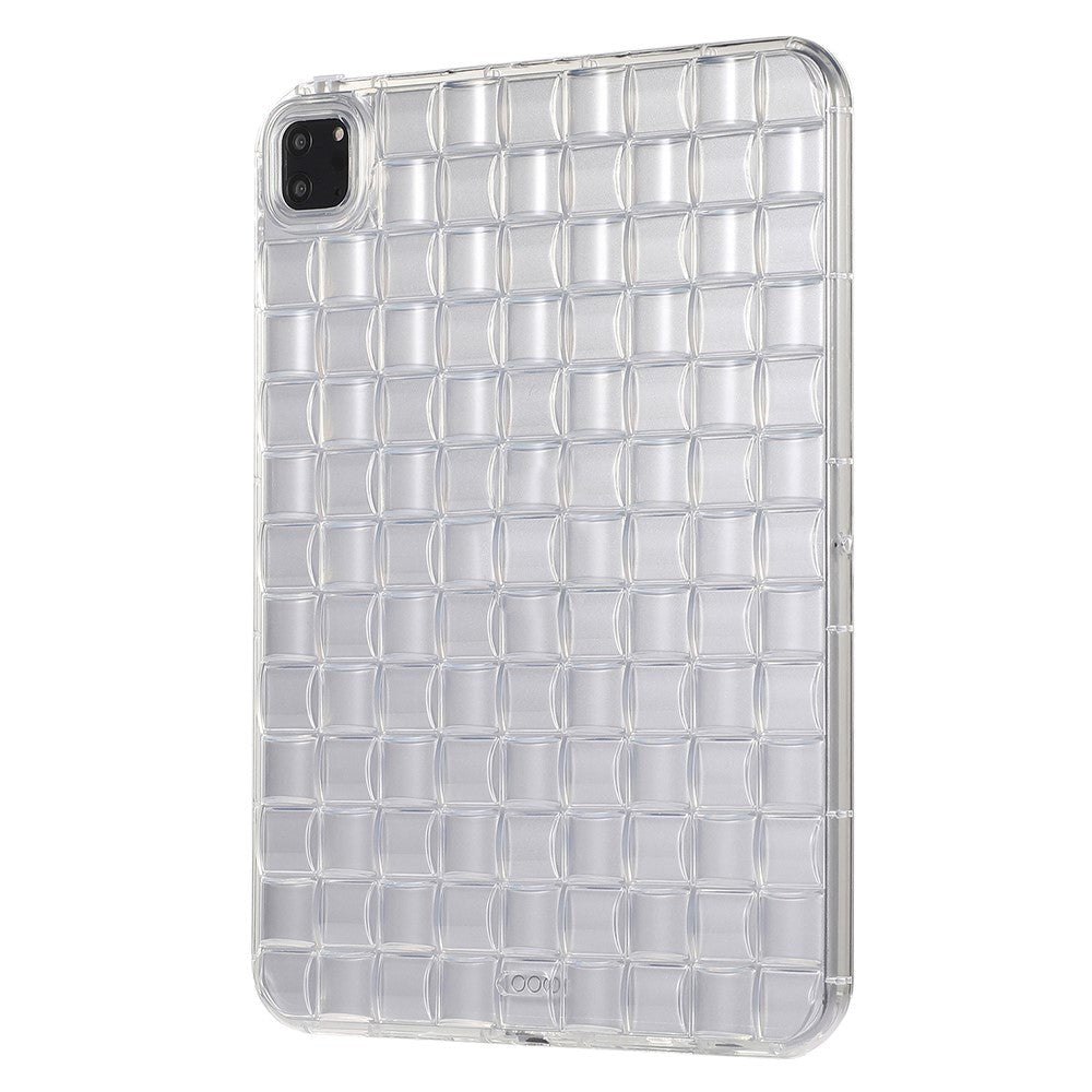 iPad Pro 11" (2022 / 2021 / 2020 / 2018) Fleksibelt plastdeksel - Flettedesign - Gjennomsiktig