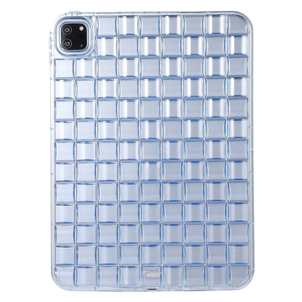 iPad Pro 11" (2022 / 2021 / 2020 / 2018) Fleksibelt plastdeksel - Flettedesign - Gjennomsiktig / Blå