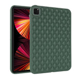 iPad Pro 11" (2022 / 2021 / 2020) Fleksibelt plastdeksel - Rhombe Design - Grønn