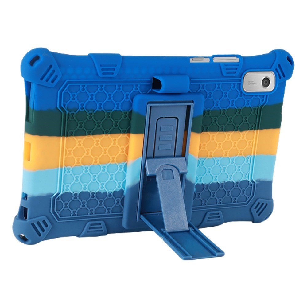 Lenovo Tab M9 silikondeksel m. Ståfunksjon - Blå / Grønn / Gul