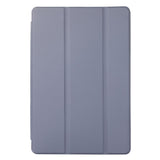 Samsung Galaxy Tab S6 Lite (2020-2024) Magnetisk Tri-Fold flip-deksel i skinn med. Blyantholder - Lilla