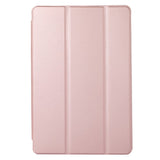 Samsung Galaxy Tab S6 Lite (2020-2024) Magnetisk Tri-Fold flip-deksel i skinn med. Blyantholder - Rose gull
