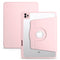 iPad Pro 12,9" (2022 / 2021 / 2020 / 2018) Hybrid Flip Cover Apple blyantholder - rosa / gjennomsiktig