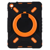 Pepkoo iPad 11" (2025) / 10.9" (2024 / 2022) Børne Cover m. Kickstand - Sort / Orange