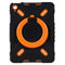 Pepkoo iPad 11" (2025) / 10.9" (2024 / 2022) Børne Cover m. Kickstand - Sort / Orange