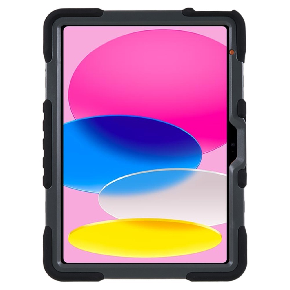 Pepkoo iPad 11" (2025) / 10.9" (2024 / 2022) Børne Cover m. Kickstand - Sort