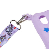 iPad 11" (2025) / iPad 10,9" (2024/2022) Bakdeksel av silikon m. Stativ, trykk og stropp - Unicorn