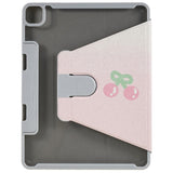 iPad Pro 12,9" (2022 / 2021 / 2020 / 2018) Hybrid Flip-deksel med 360° støtte, kamerabeskyttelse og Apple blyantholder - dyr / gjennomsiktig