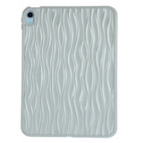 iPad Air (2022 / 2020) Fleksibelt plastdeksel - Bølget design - Grå