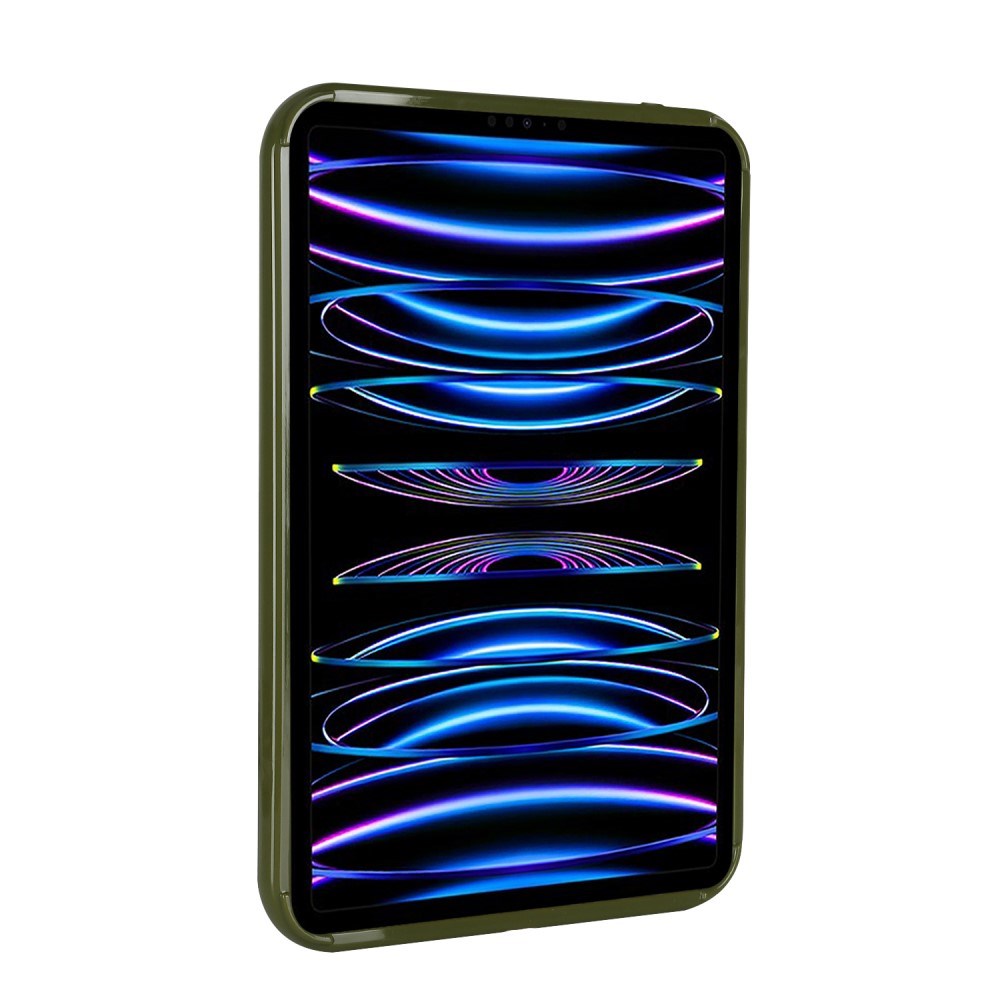 iPad Pro 11" (2022 / 2021 / 2020 / 2018) Fleksibelt plastdeksel - Bølget design - Grønn