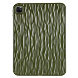 iPad Pro 11" (2022 / 2021 / 2020 / 2018) Fleksibelt plastdeksel - Bølget design - Grønn
