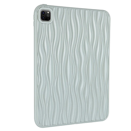 iPad Pro 11" (2022 / 2021 / 2020 / 2018) Fleksibelt plastdeksel - Bølget design - Grå