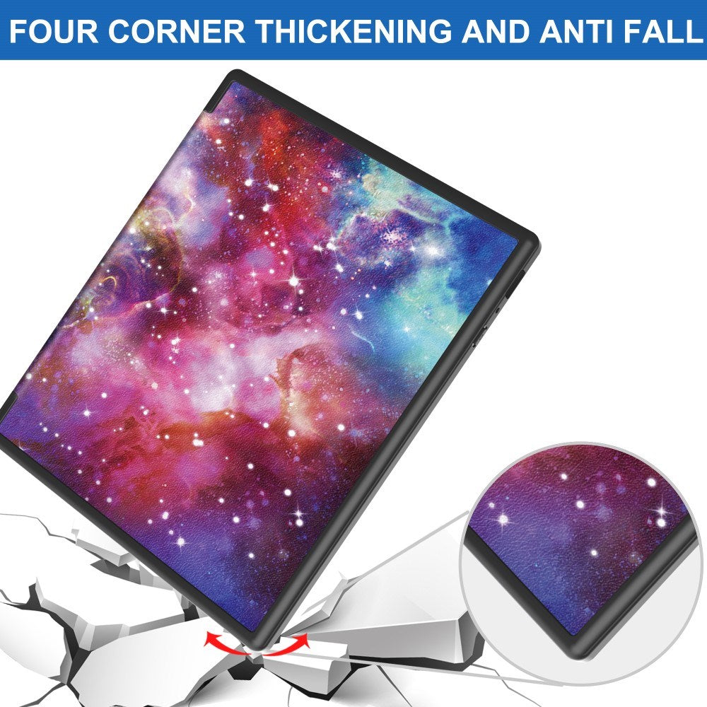 EIDERWOOD Kobo Elipsa 2E Origami Leather Flip Cover m. Penneholder - Galaxy