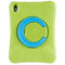 EIDERWOOD iPad 11" (2025) / 10.9" (2024 / 2022) Børne Cover m. Roterbar Ståfunktion - Lysegrøn / Blå
