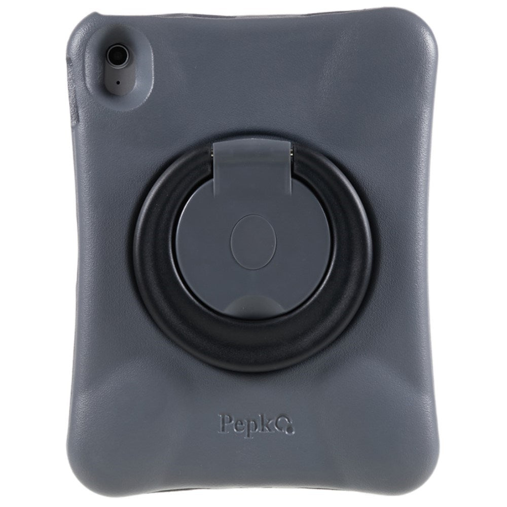 EIDERWOOD iPad 11" (2025) / 10.9" (2024 / 2022) Børne Cover m. Roterbar Ståfunktion - Grå / Sort