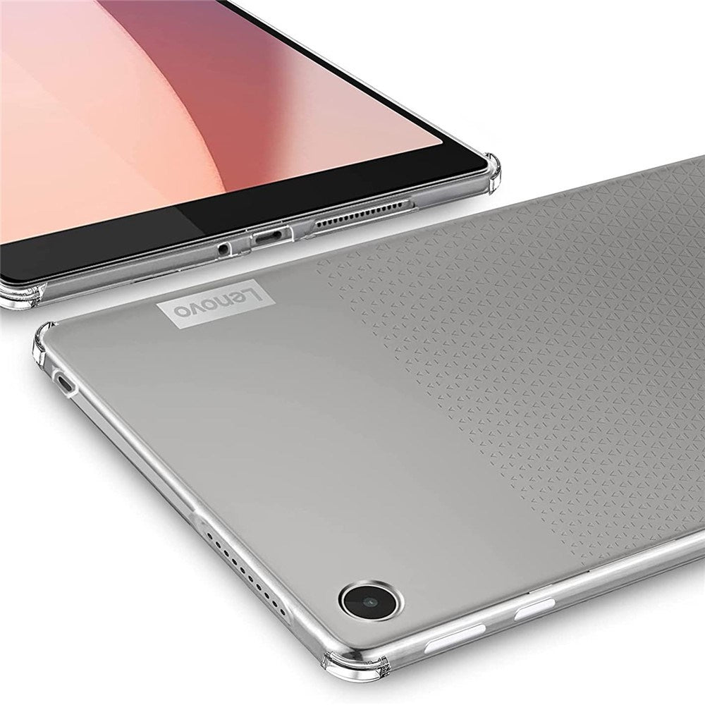 Lenovo Tab M8 (4. Gen.) Fleksibelt Plastik Cover - Indbyggede Stødabsorberende Hjørner - Gennemsigtig