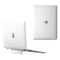 Macbook Air 13 (2018-2020) plastdeksel m. Ståfunksjon - Frosted Transparent